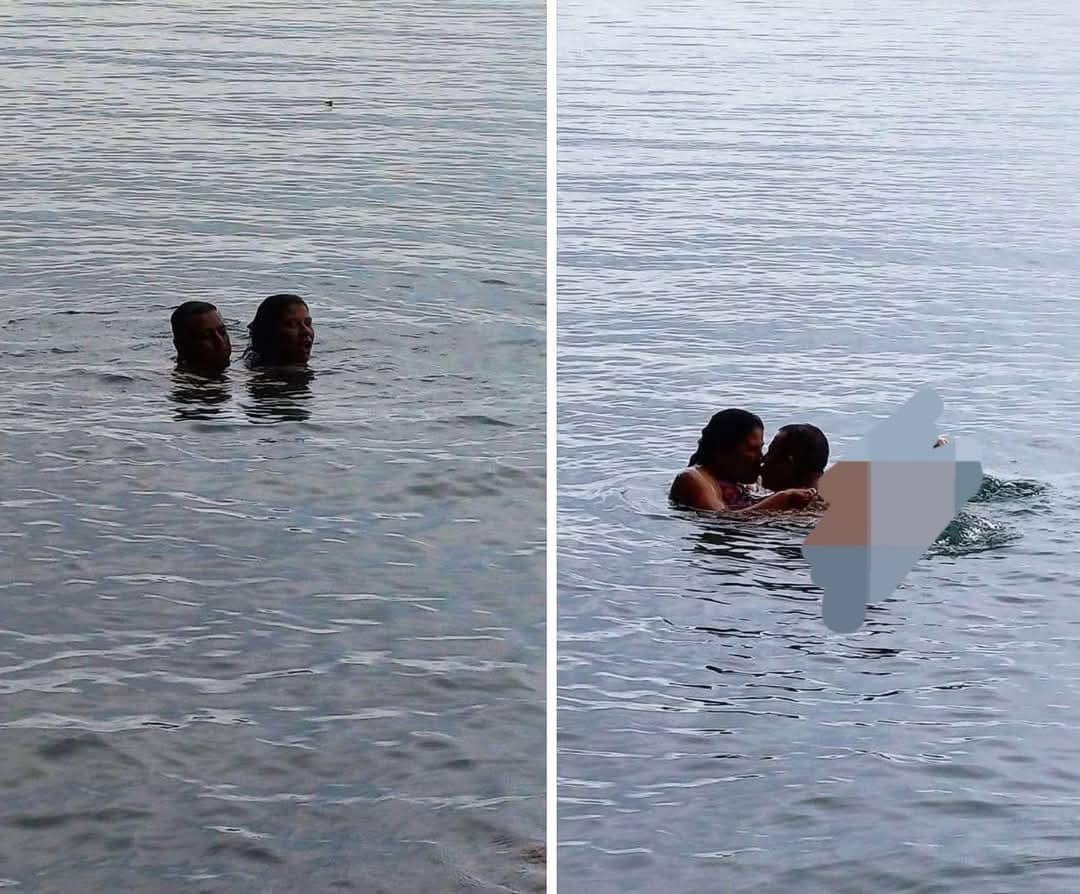 Pareja fue captada en pleno lago hacien…ver mas